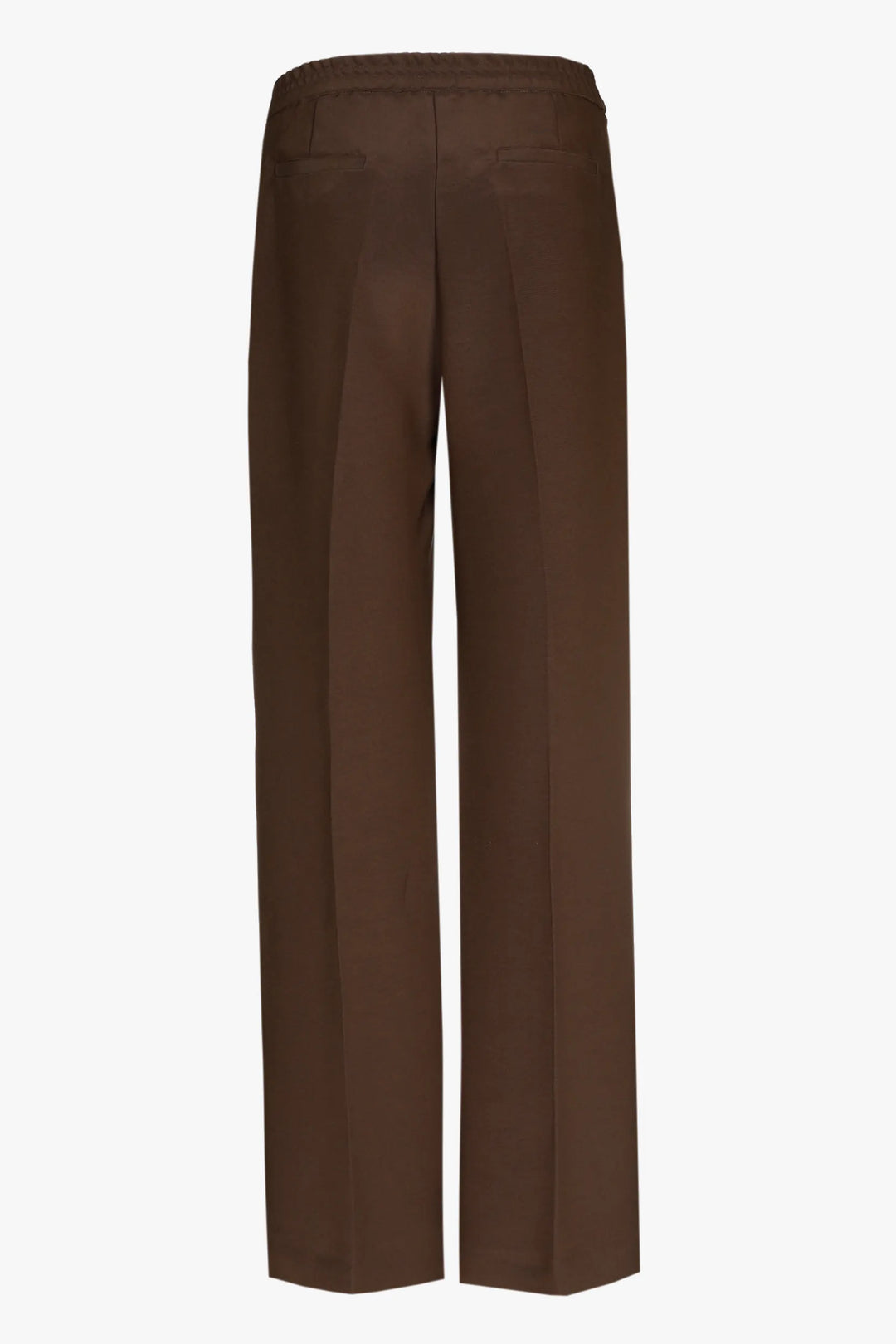 Geklede Broek Met Wijde Pijpen