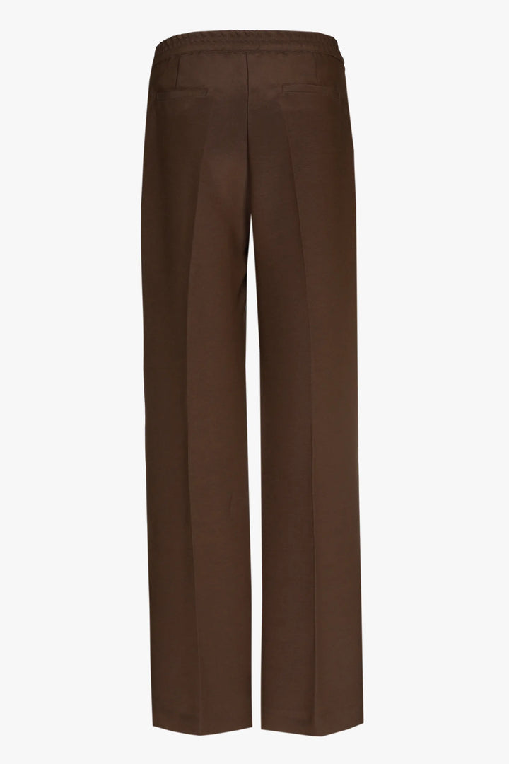 Geklede Broek Met Wijde Pijpen