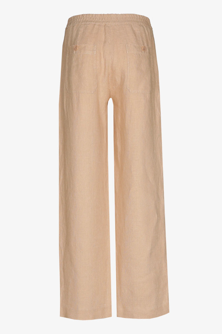 Beige Linnen Broek