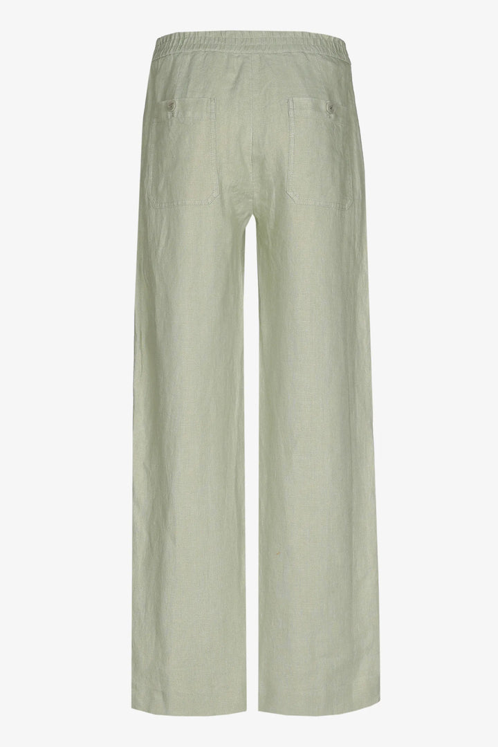 Misty Aqua Linnen Broek
