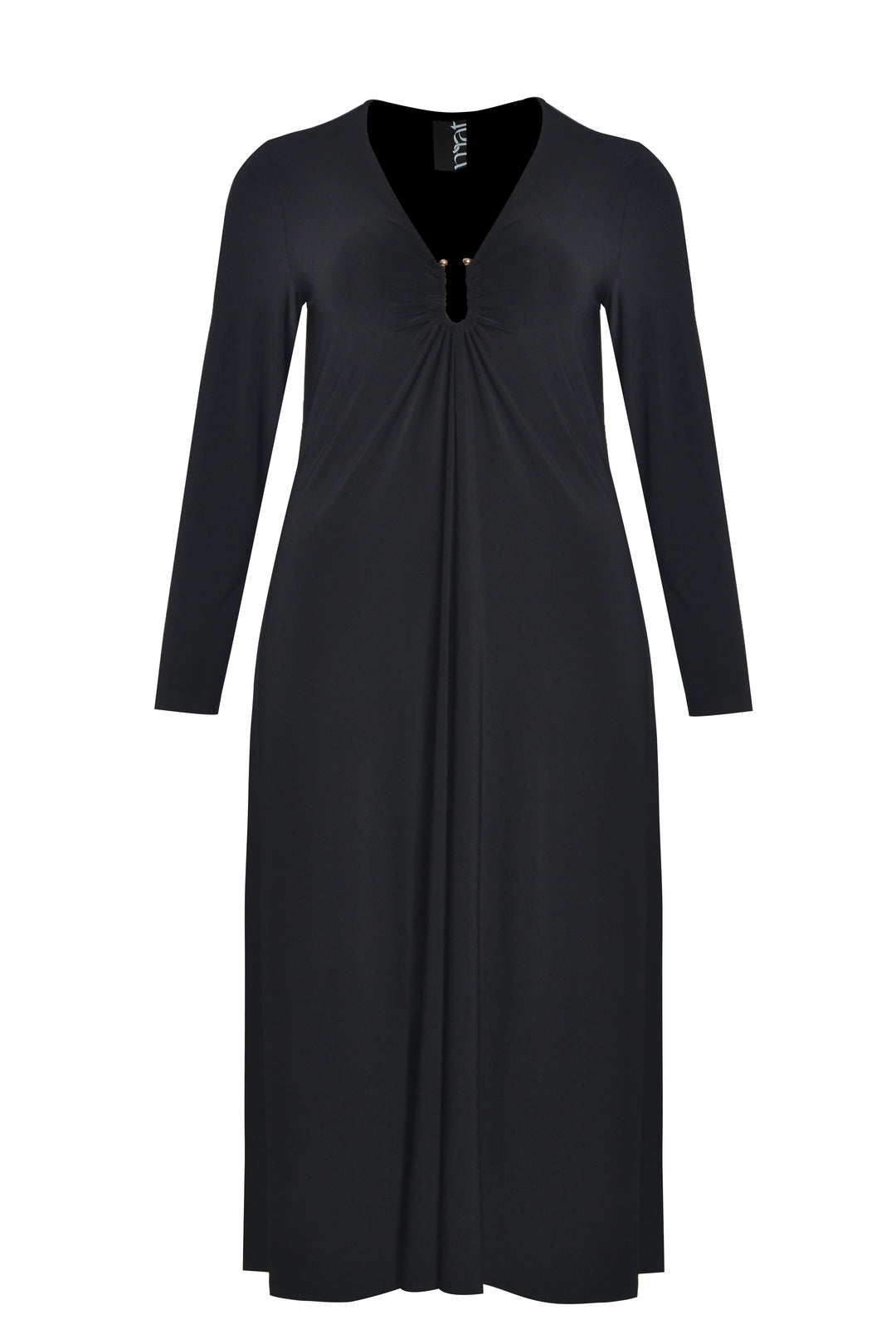 Elegante Plussize V-hals Maxi-jurk