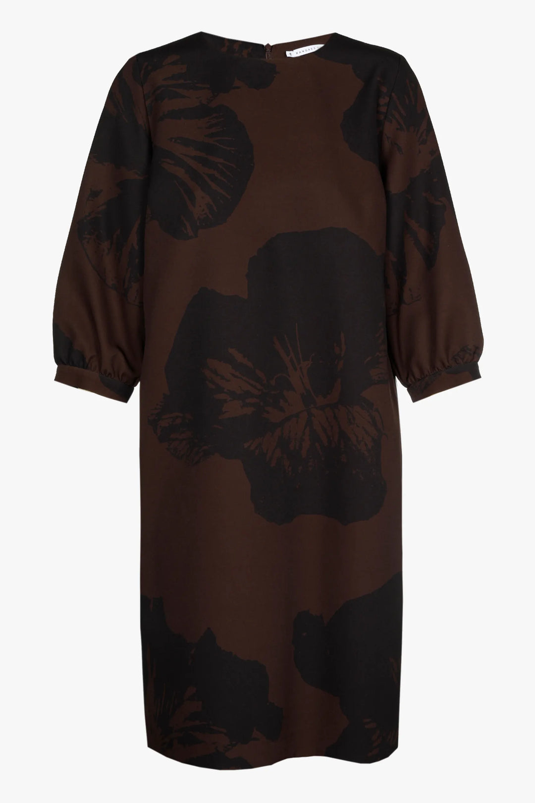 Dress with pop art floral motif