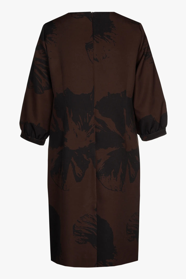 Dress with pop art floral motif