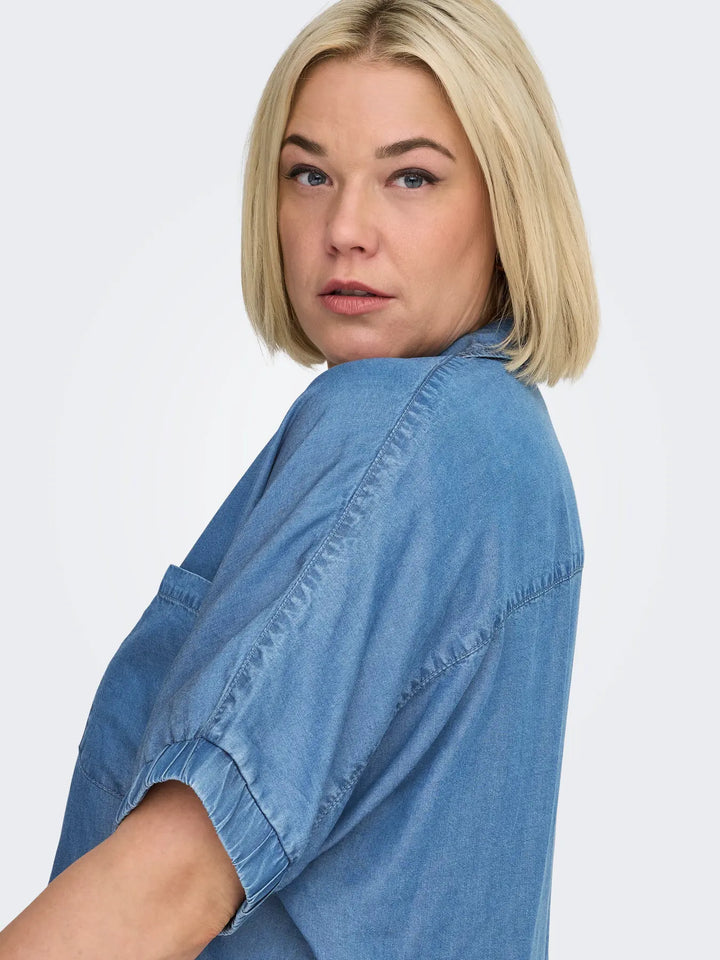 Luchtige Denim Blouse