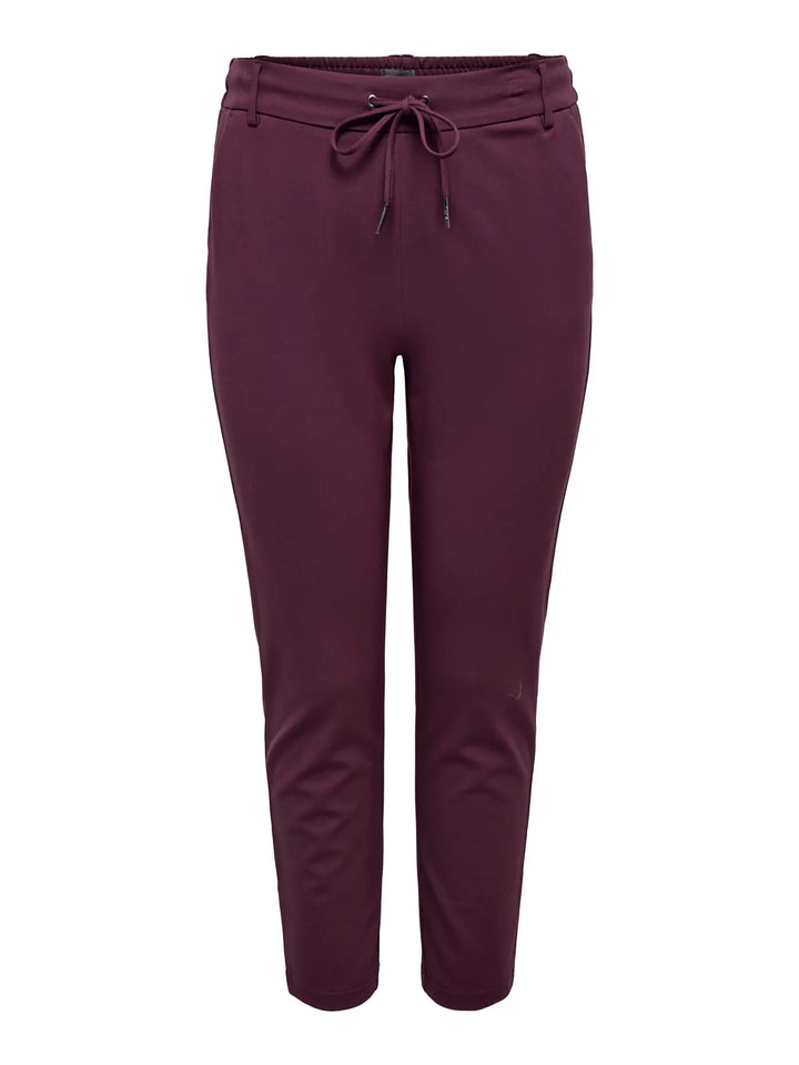 Bordeaux Broek Met Trekkoord