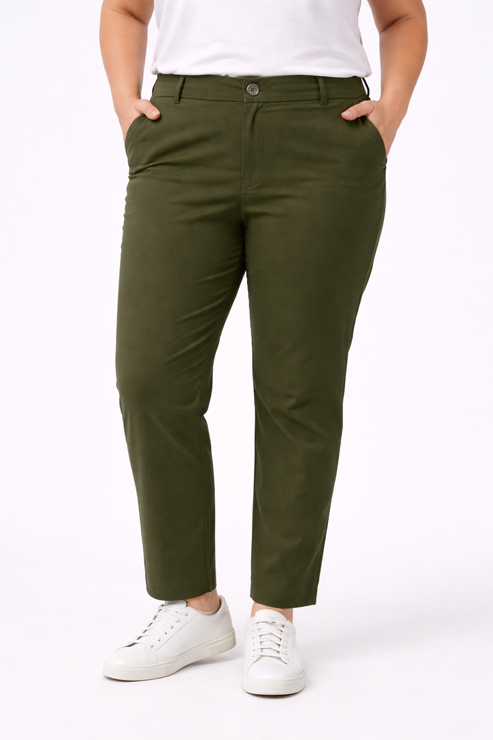 Broek In Organische Katoenmix