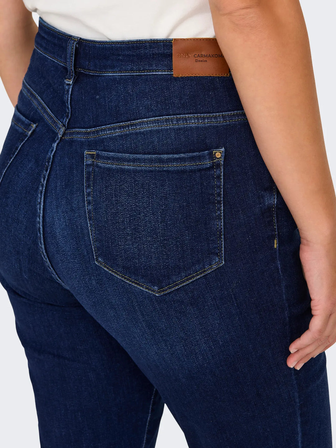 Trendy Slim Fit Jeans In Darkblue Denim