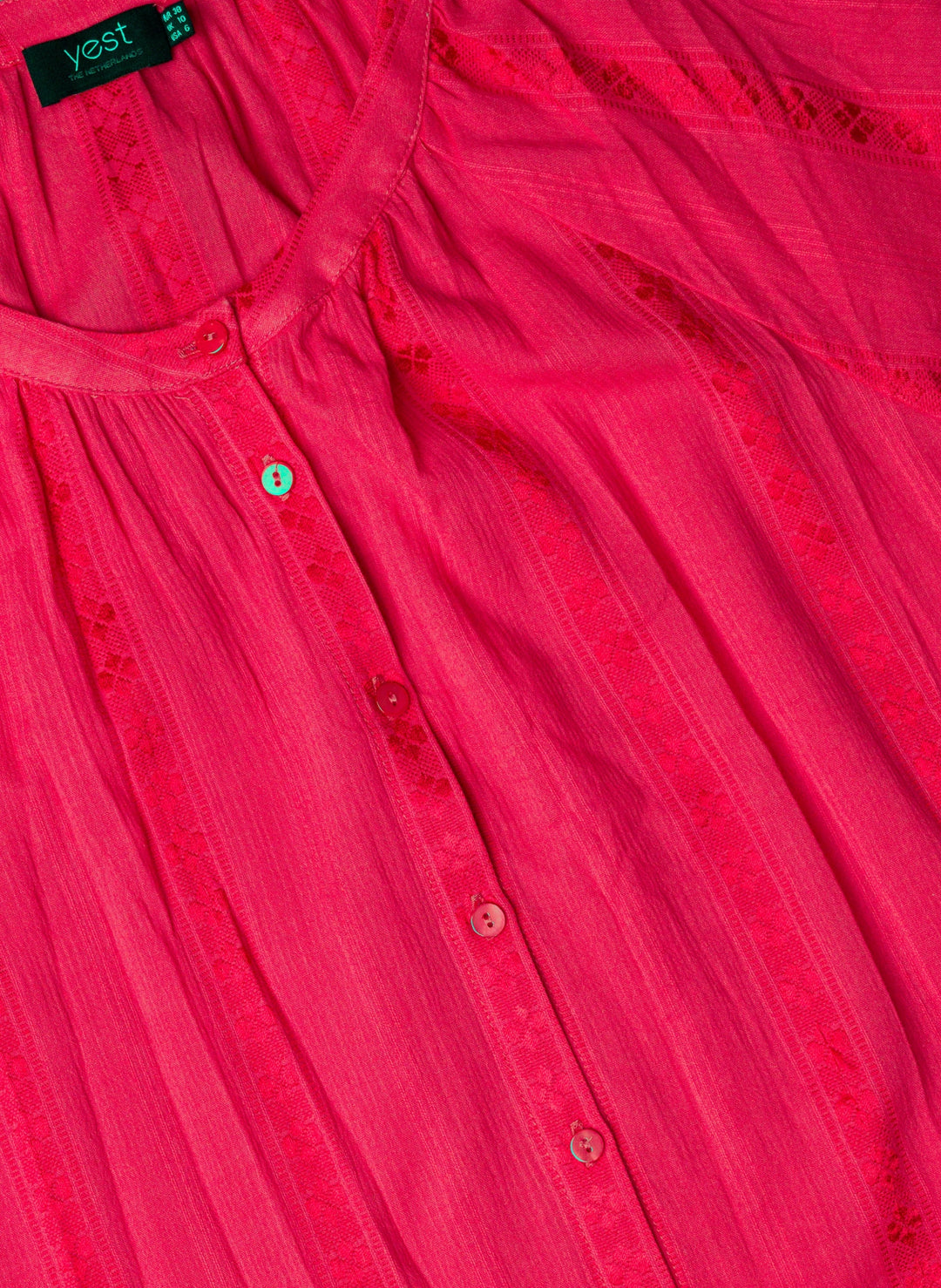 Luchtige Doorknoopjurk Met Ceintuur