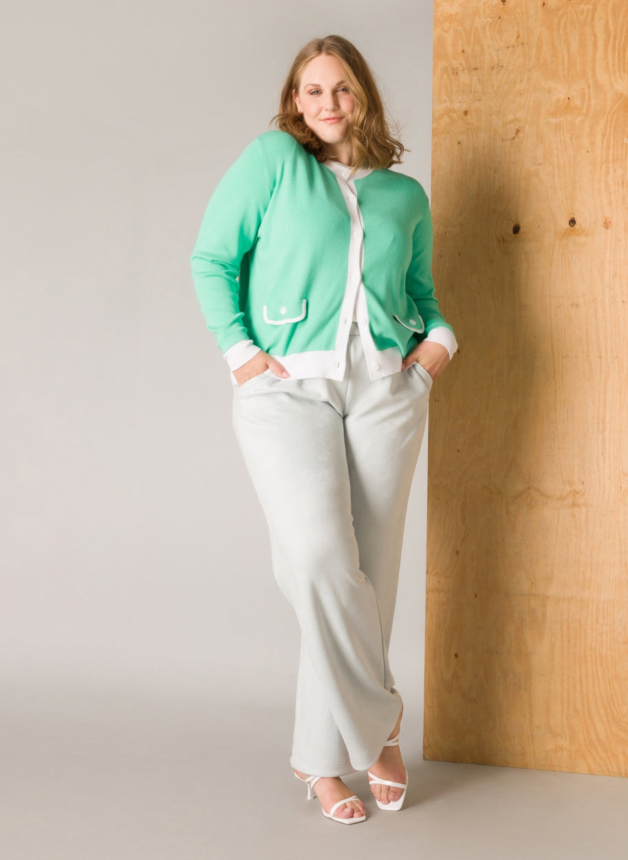 Frisse Mintgroene Cardigan