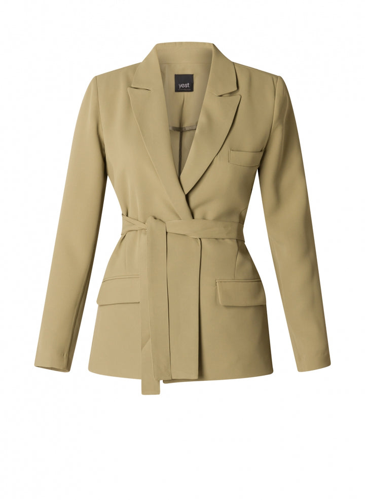 Getailleerde Blazer In Soft Army