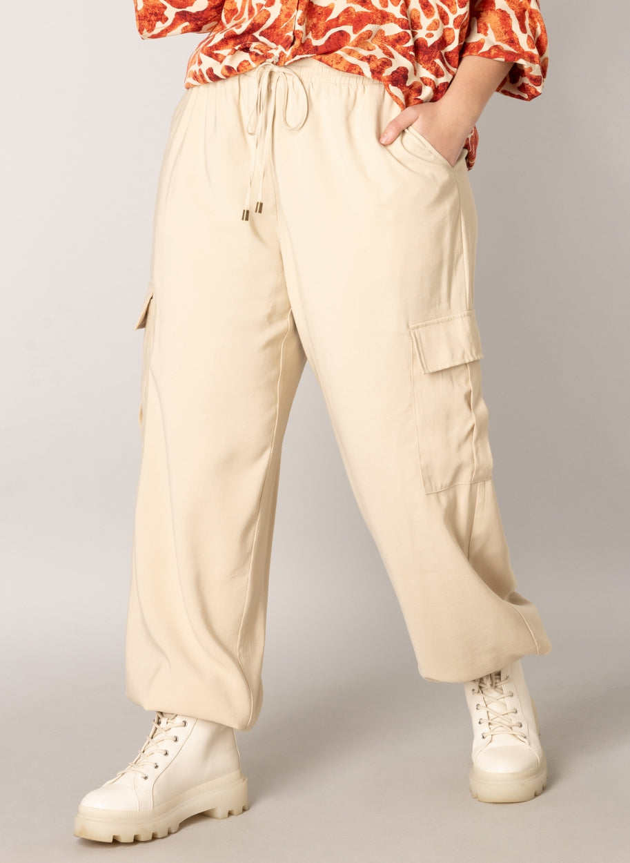Cargo trousers - Light beige - Ladies