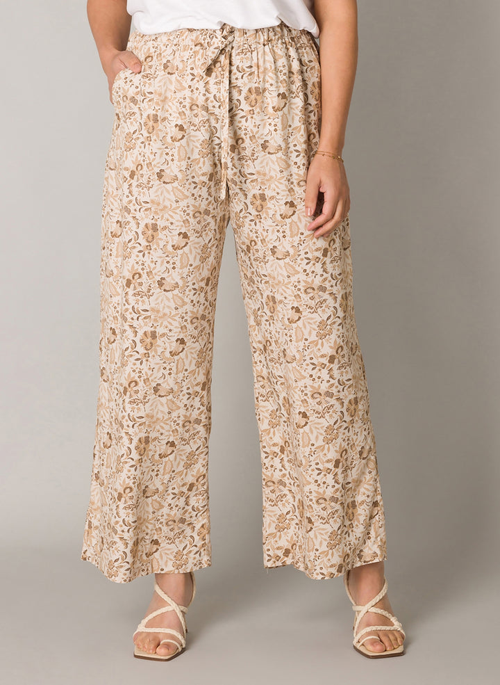 Broek Met Bloemenprint