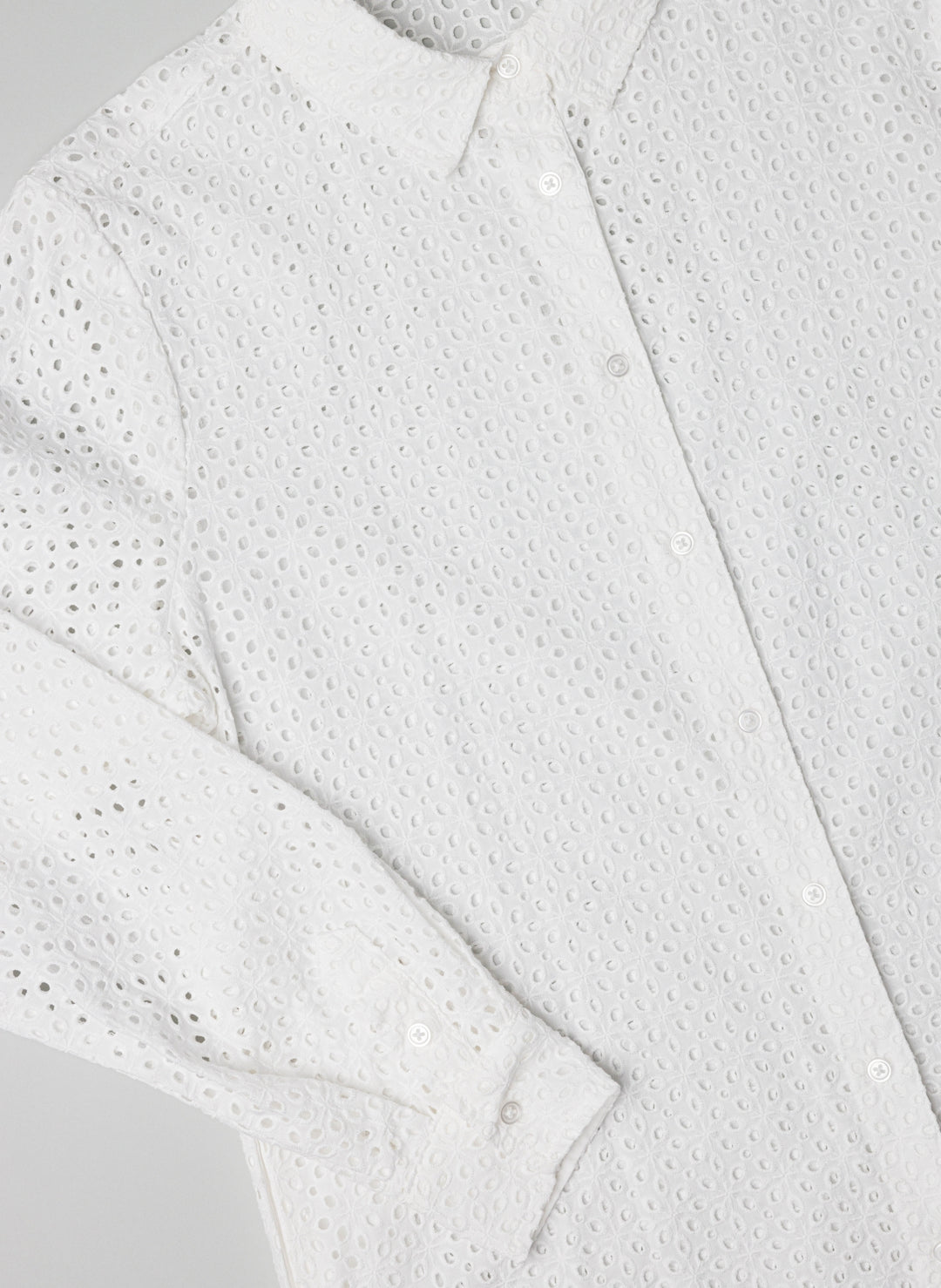 Doorknoop Tuniek Met Borduurgaten