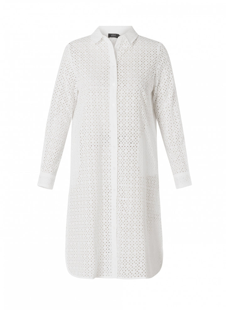 Doorknoop Tuniek Met Borduurgaten