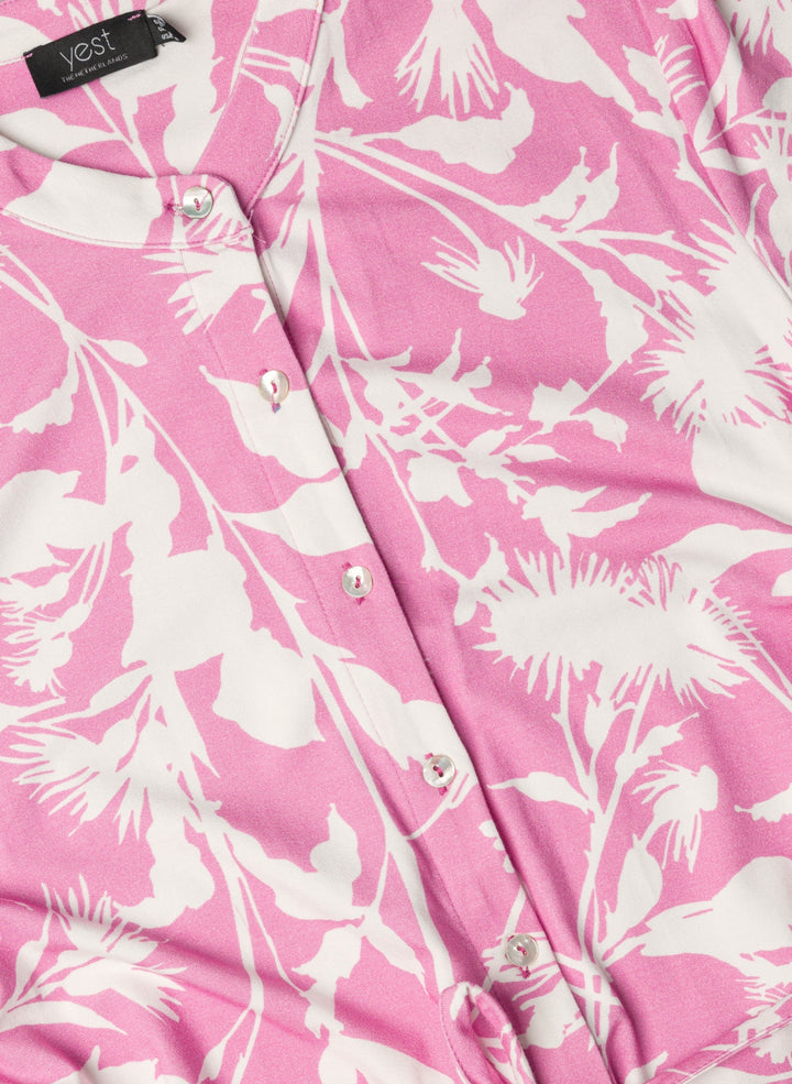 Midijurk Met Roze Bloemenprint