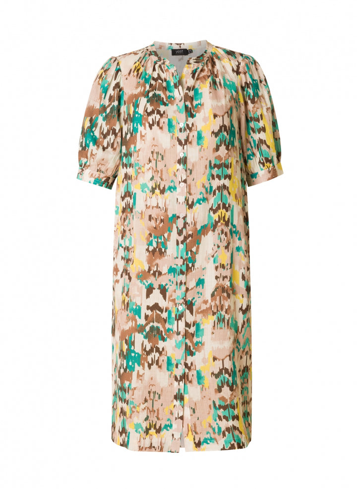 Rechte Jurk Met Print