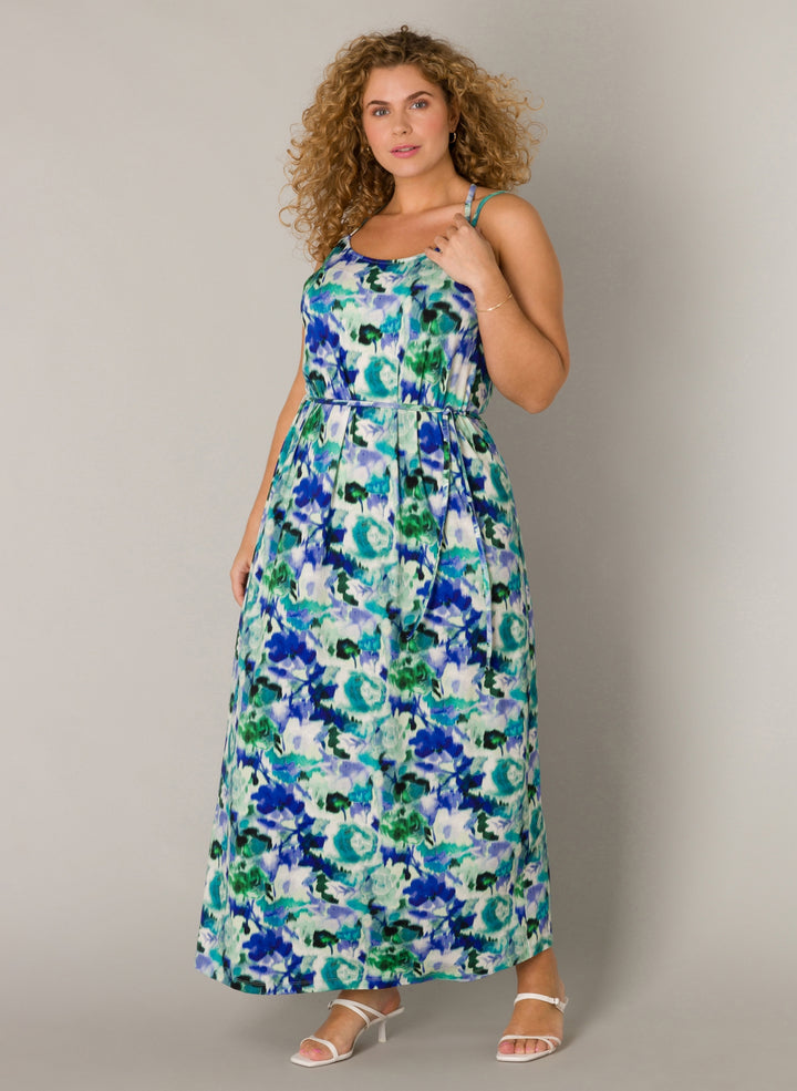 Lange Jurk Met Bloemenprint