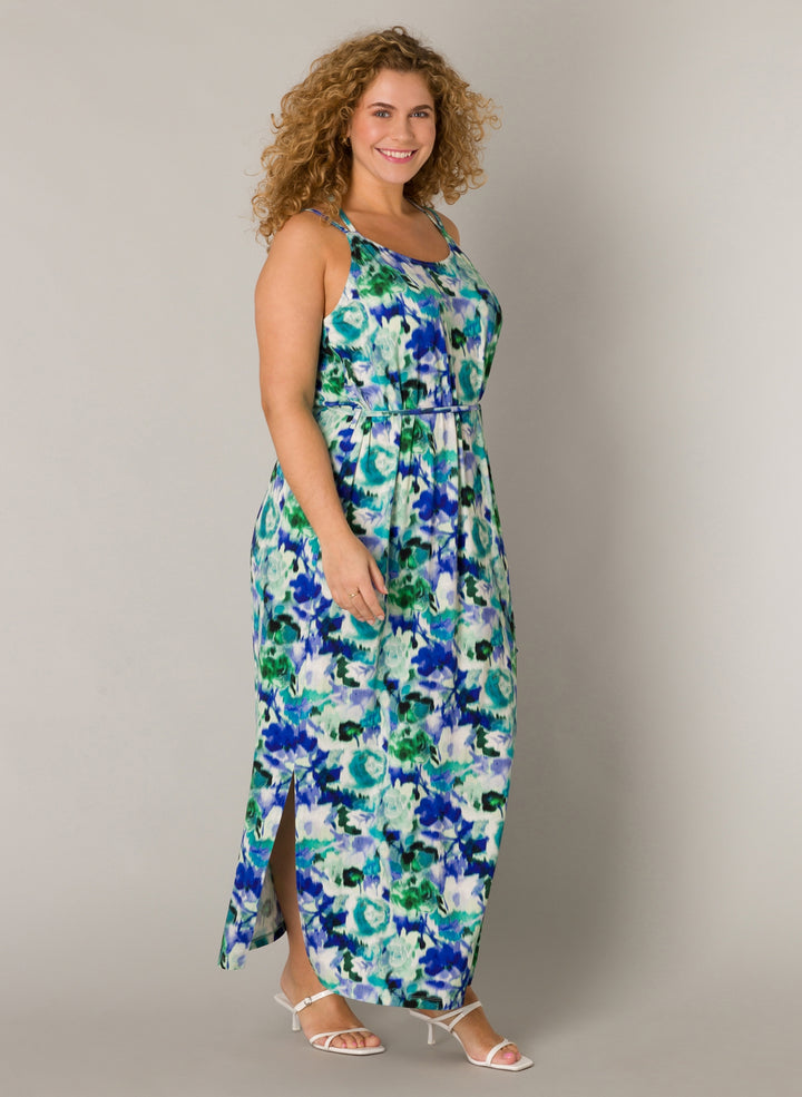 Lange Jurk Met Bloemenprint