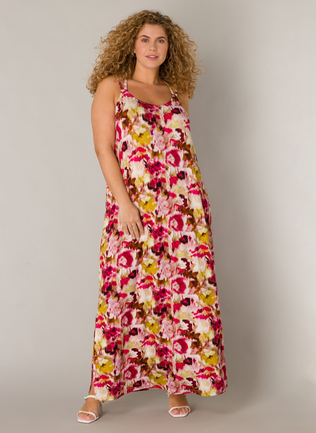 Lange Jurk Met Bloemenprint