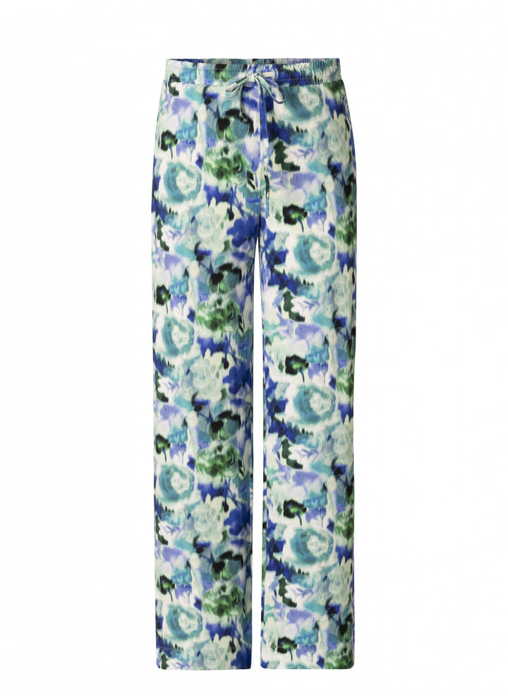 Wijde Broek Met Bloemenprint