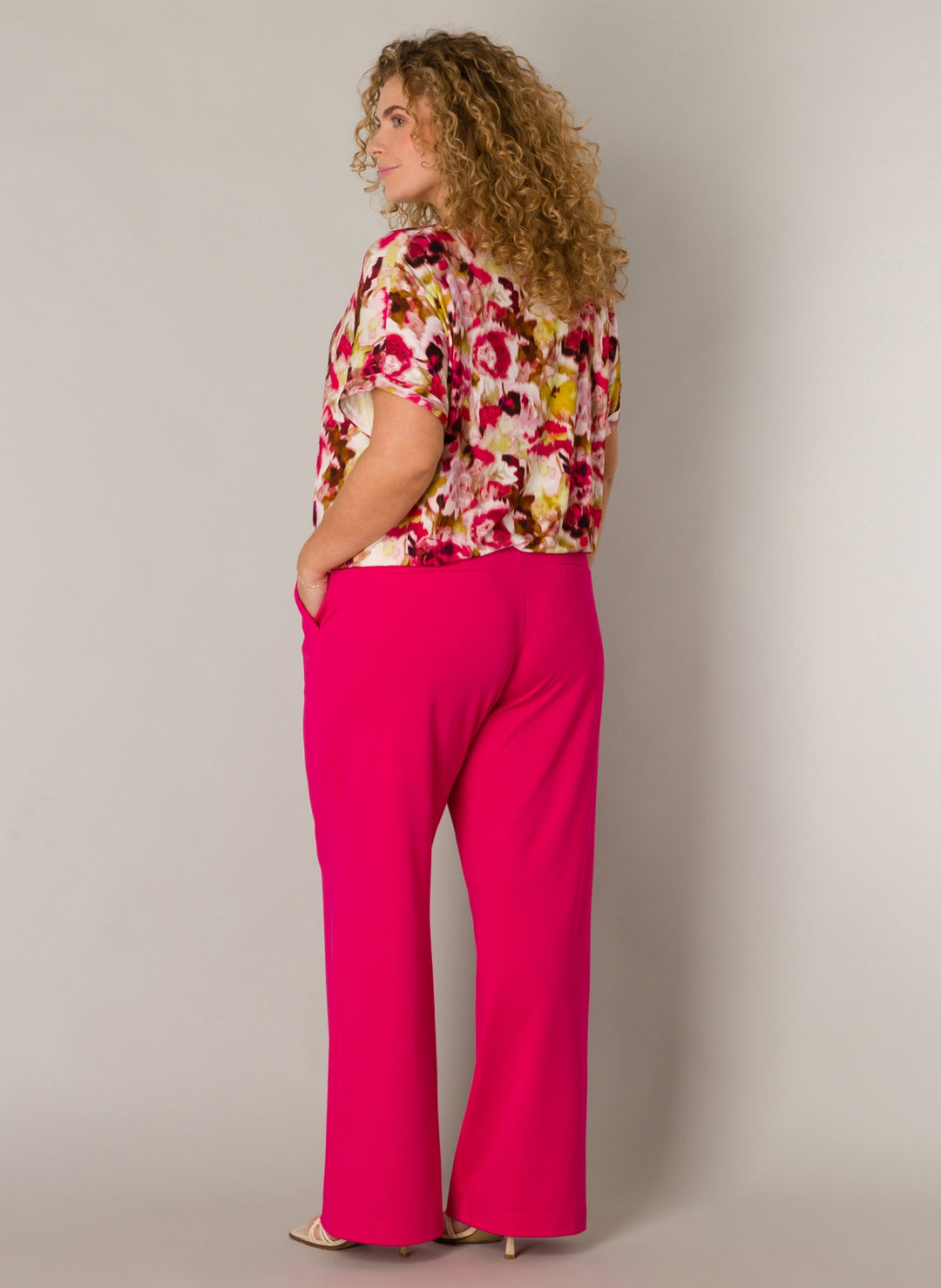 Dark Fuchsia Broek