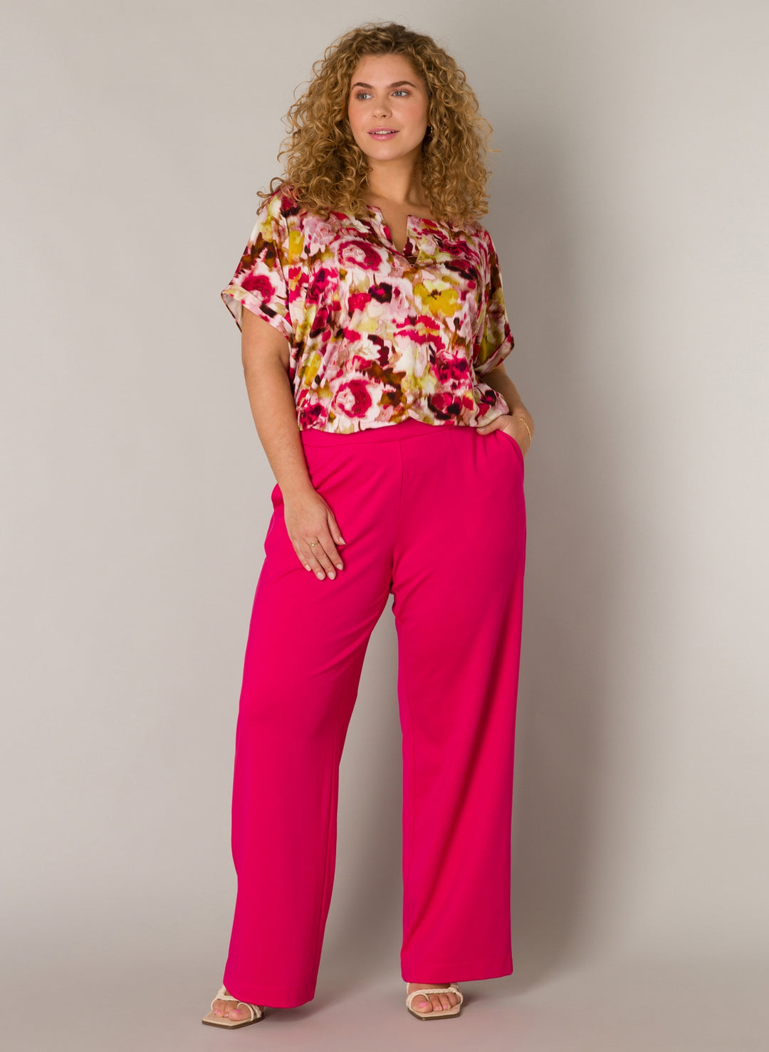 Dark Fuchsia Broek