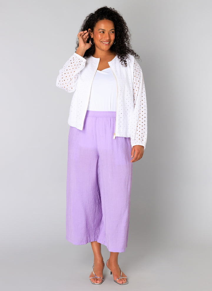 Luchtige Broek In Lila Tint