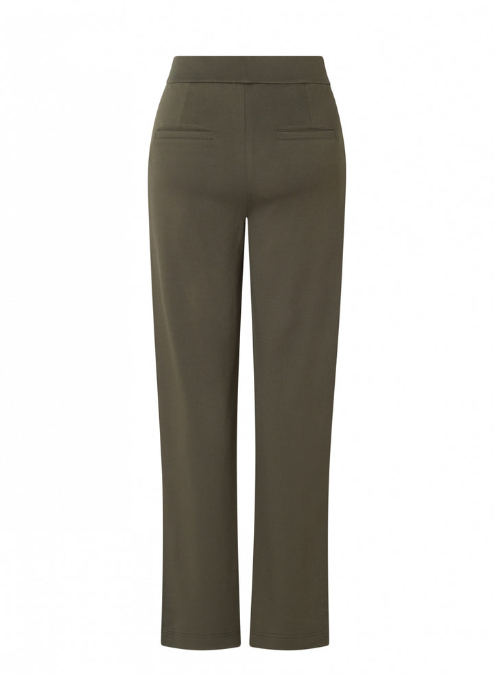 Rechte Broek In Army Green