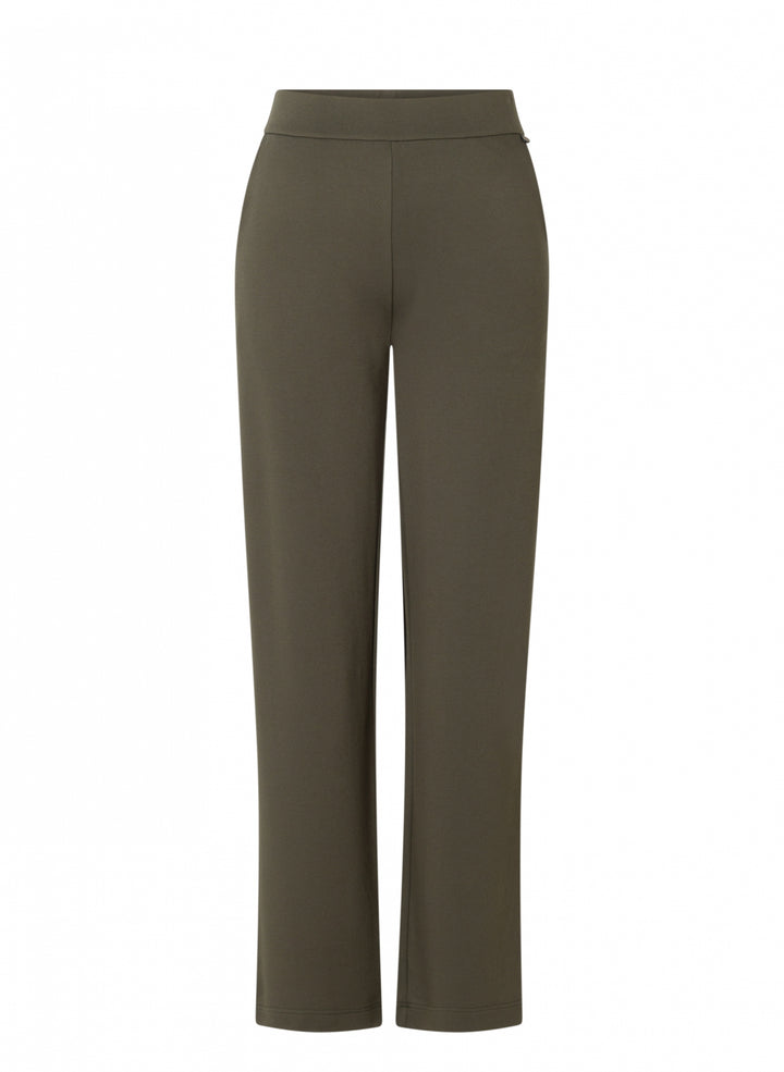 Rechte Broek In Army Green