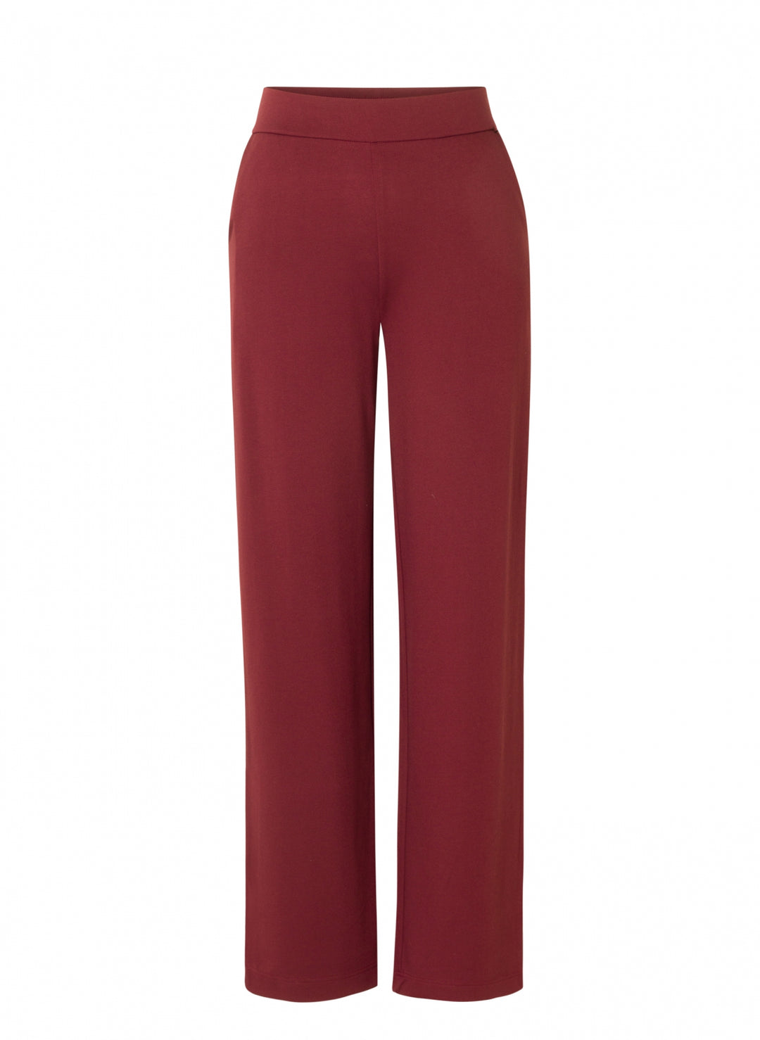 Rechte Broek In Bordeaux