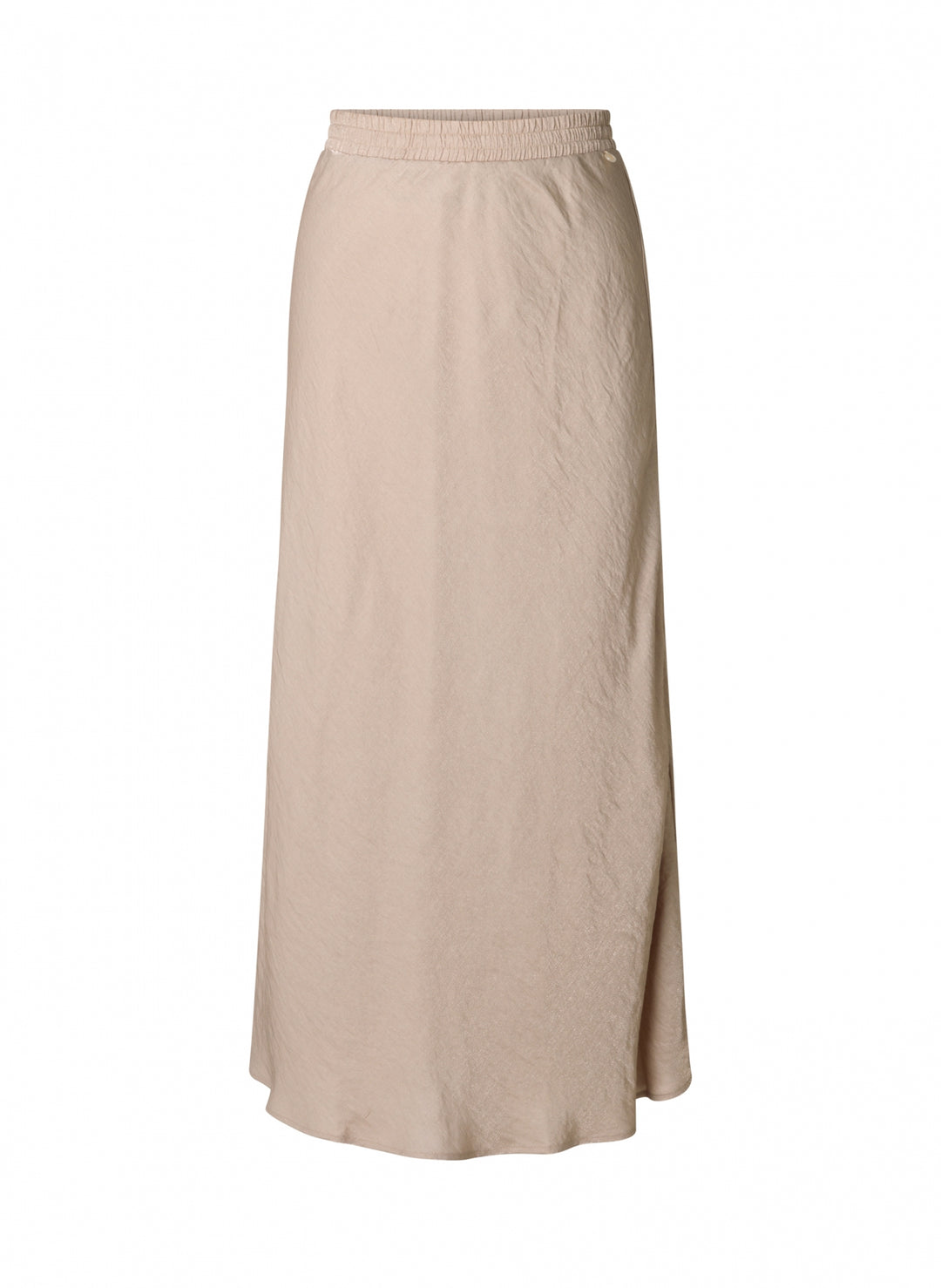 Champagnekleurige maxi rok