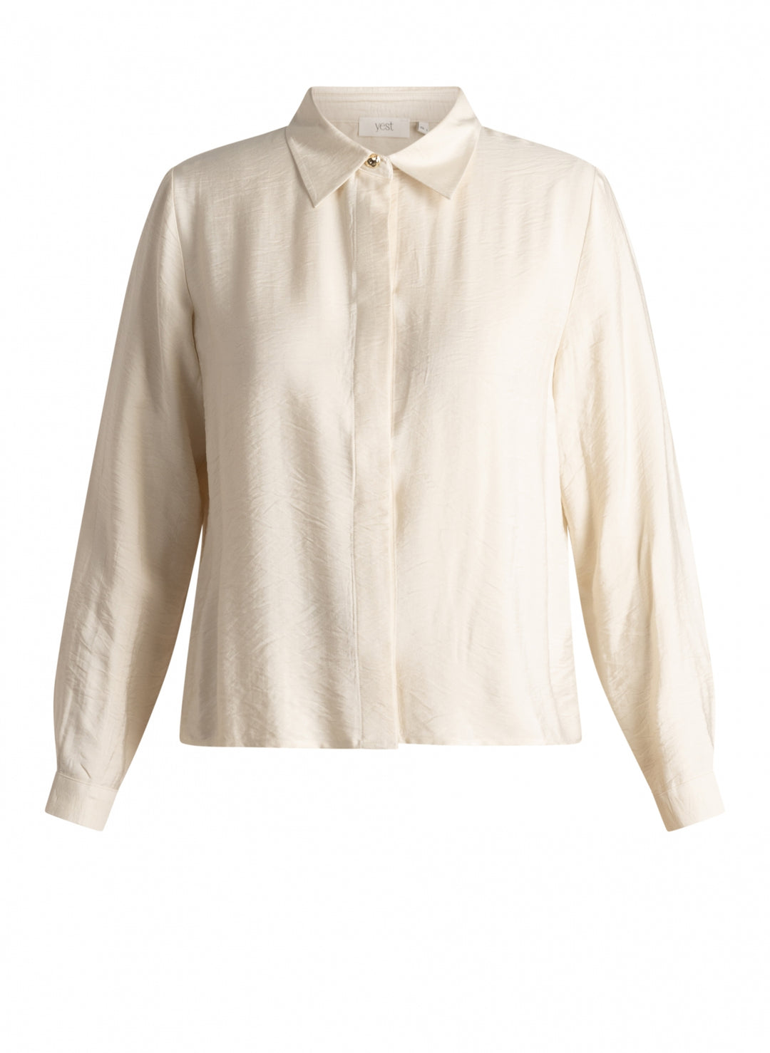 Satijnen Crème Blouse