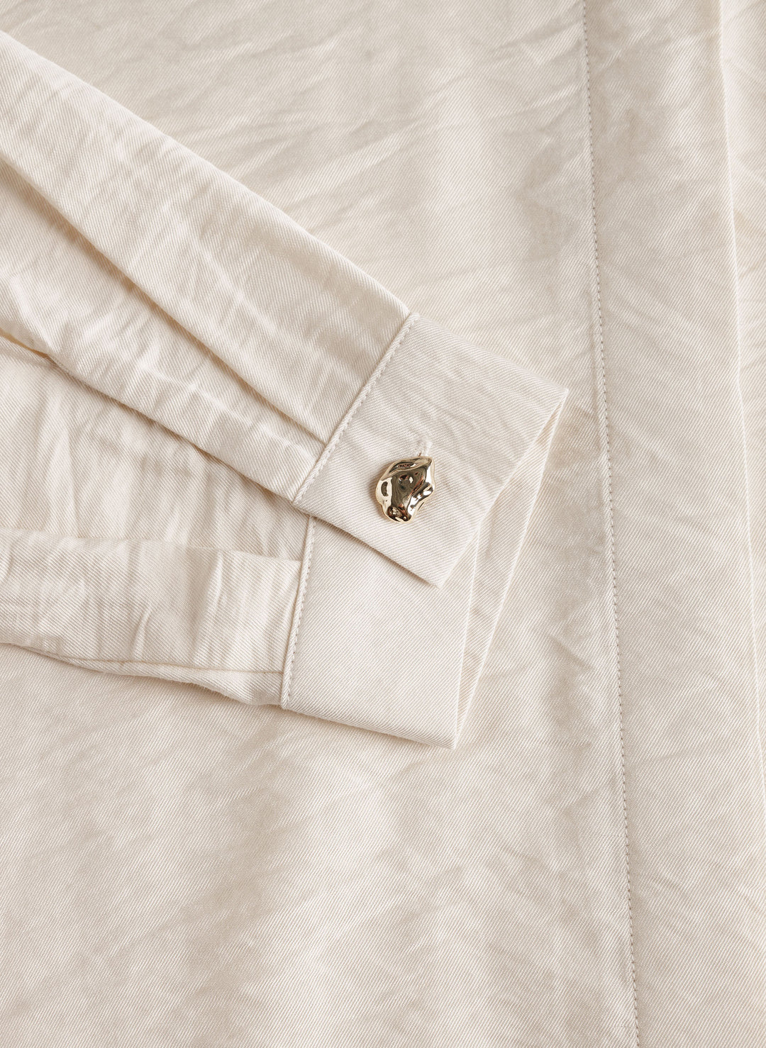 Satijnen Crème Blouse