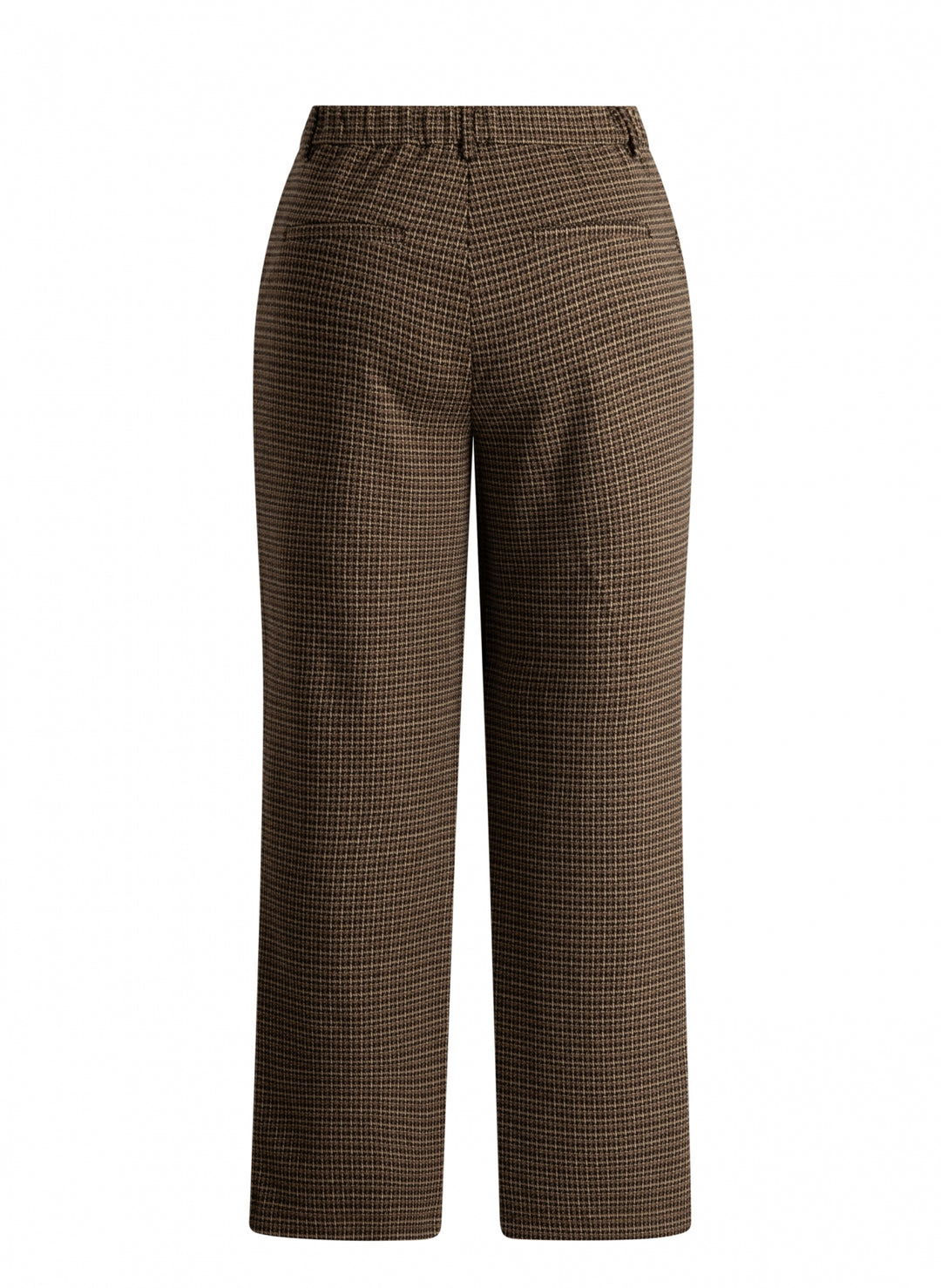 Geruite Wijde Pantalon