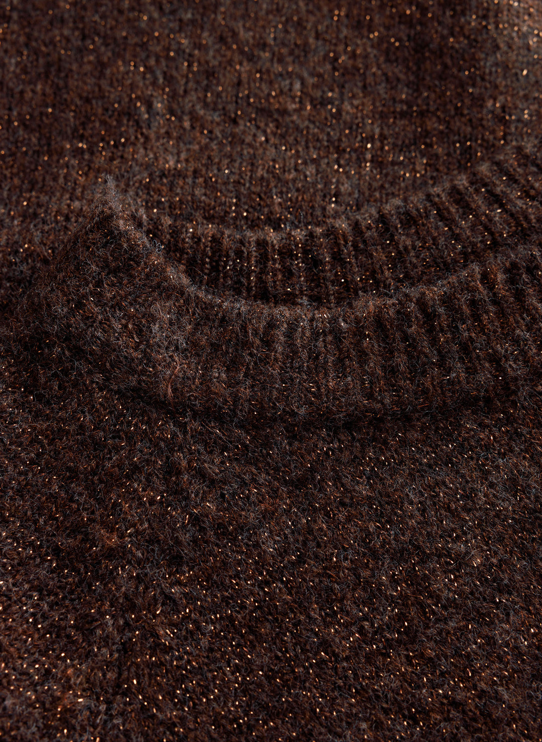Bruine Trui Met Lurex