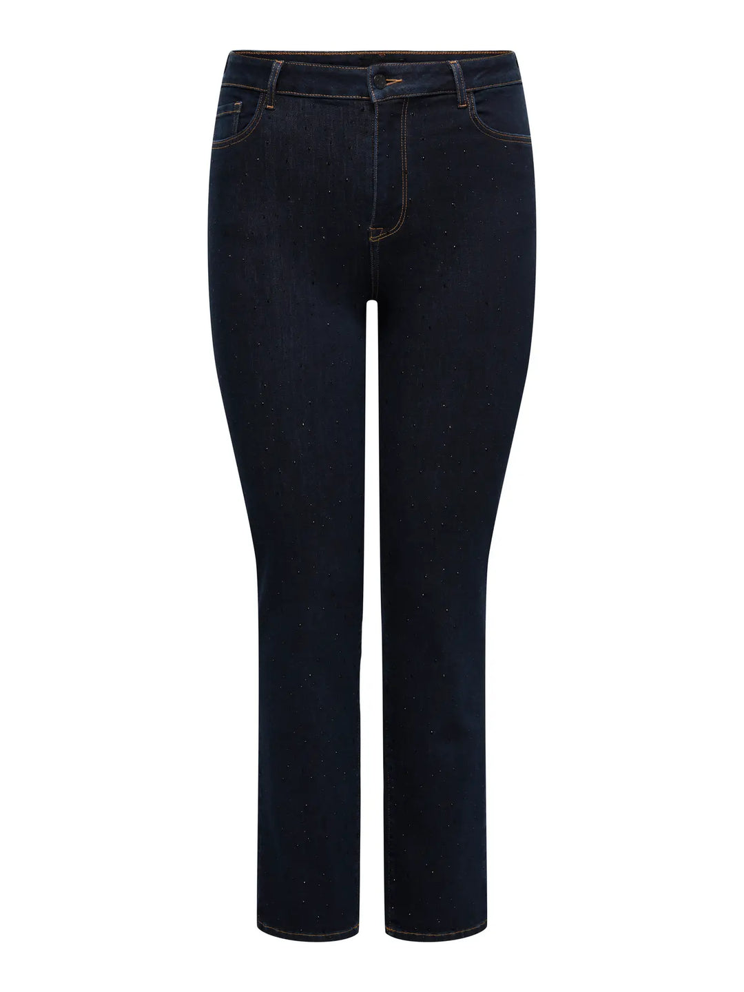 High Waist Jeans Met Strass