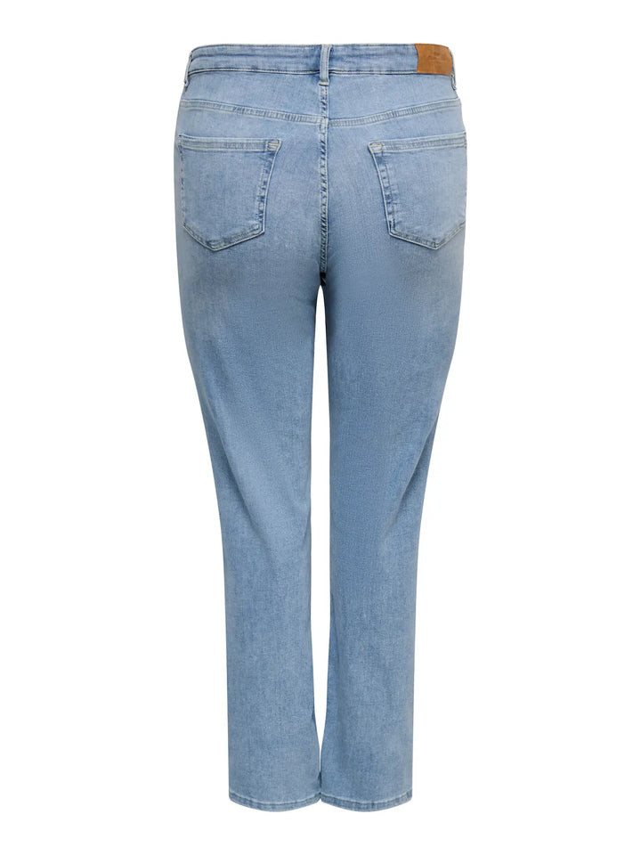 High Waist Straight Jeans