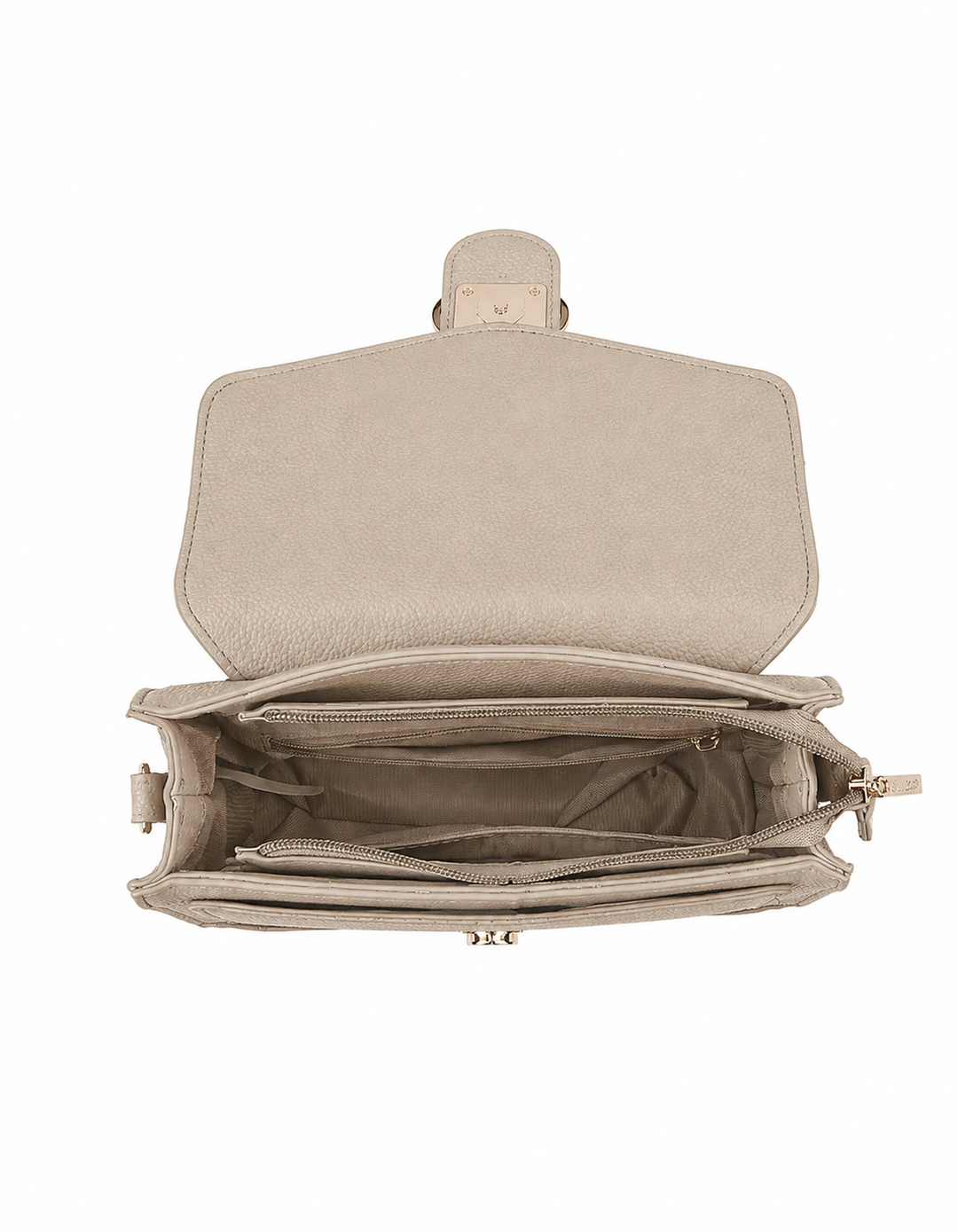 Licht Taupe Handtas