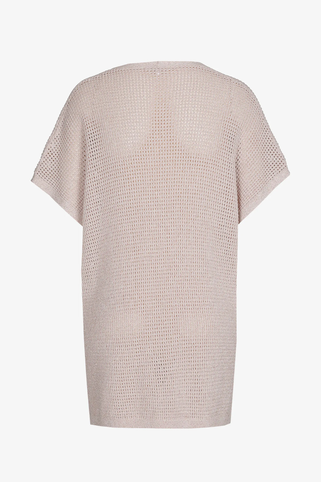 Poederroze gilet met glitters