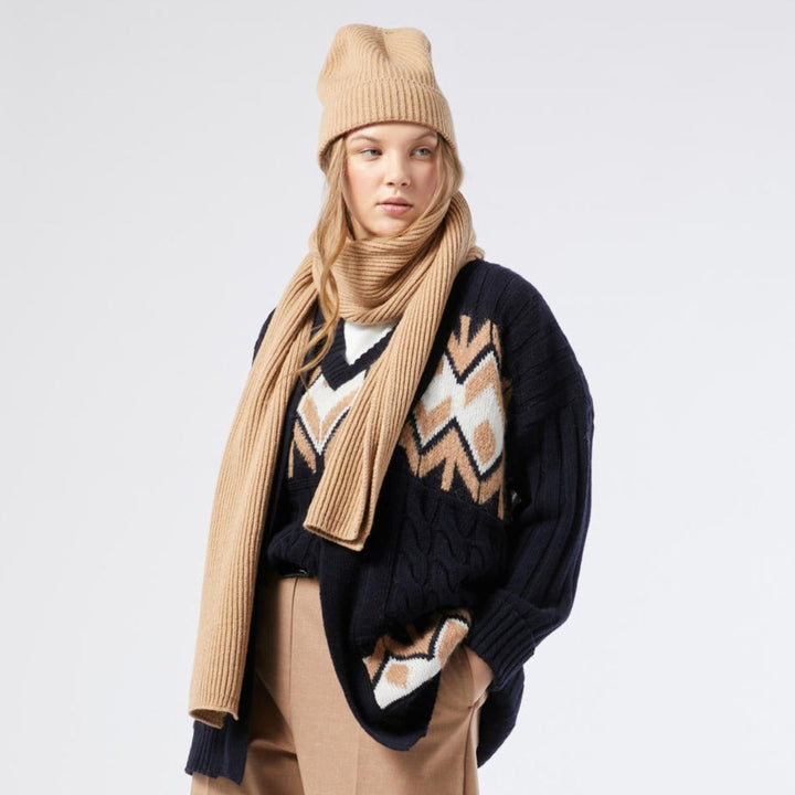 Gebreide Plussize Debardeur Met Jacquardmotief