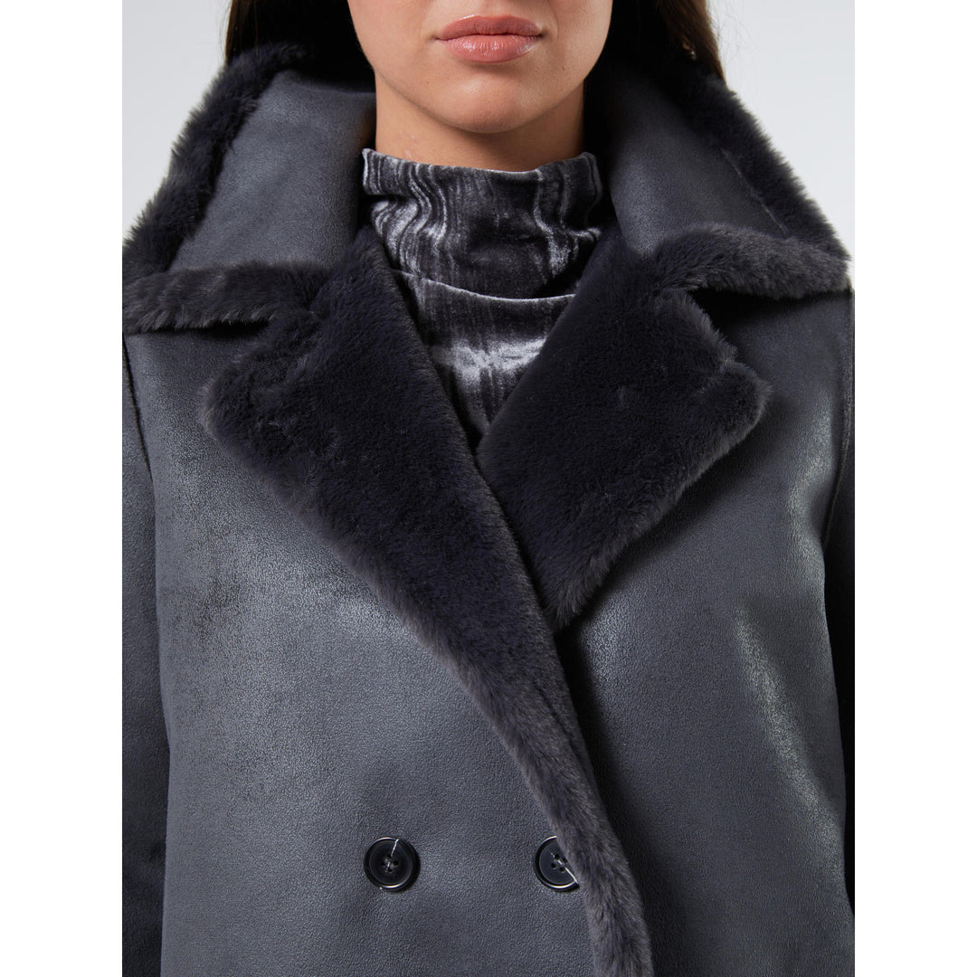 Luxe Omkeerbare Mantel in Grijs