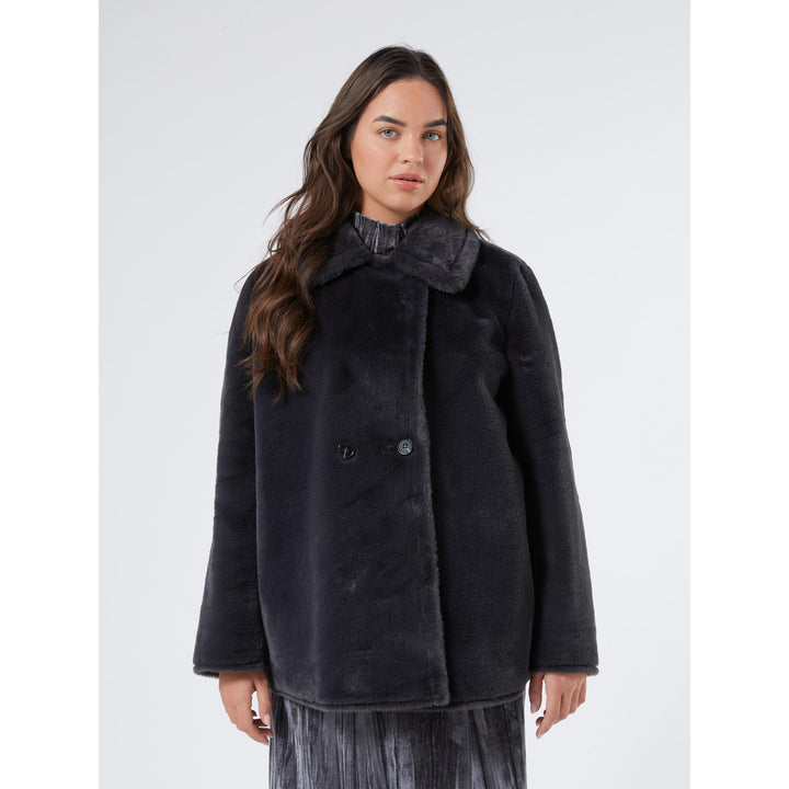 Luxe Omkeerbare Mantel in Grijs