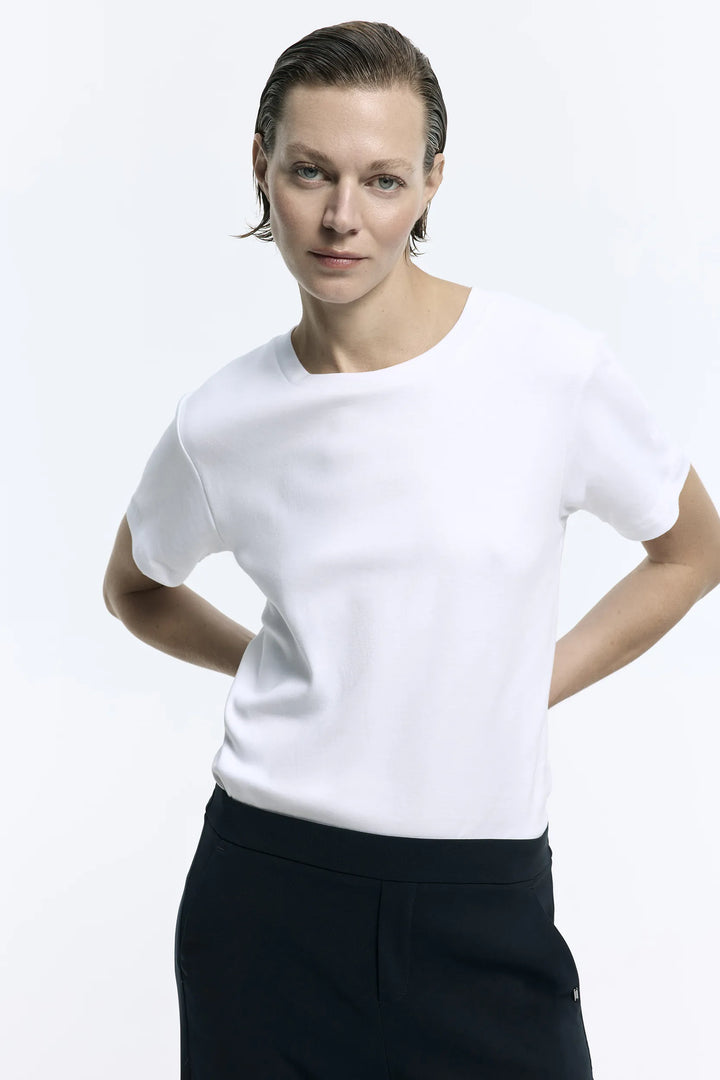 T-Shirt Ronde Hals Wit