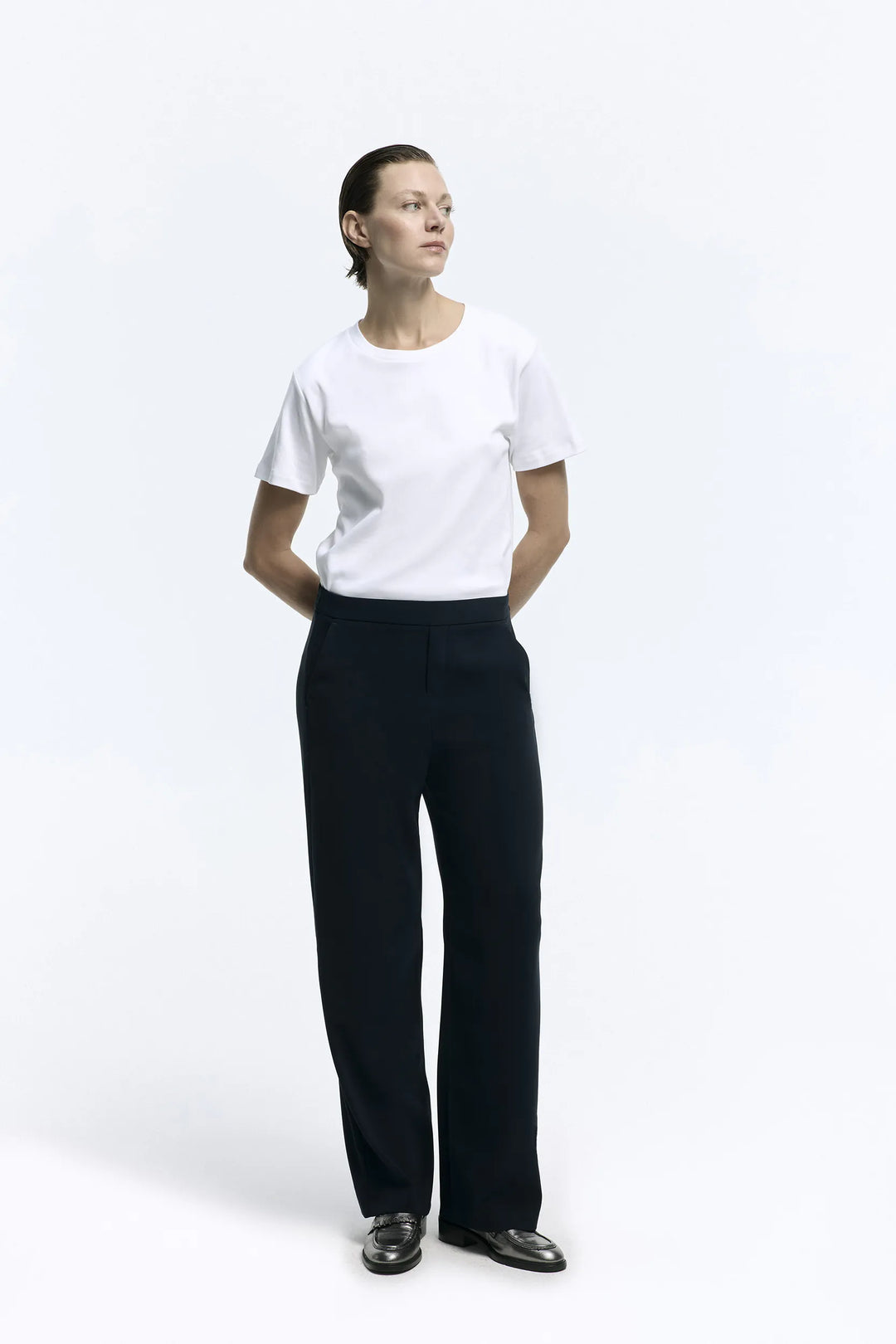 T-Shirt Ronde Hals Wit