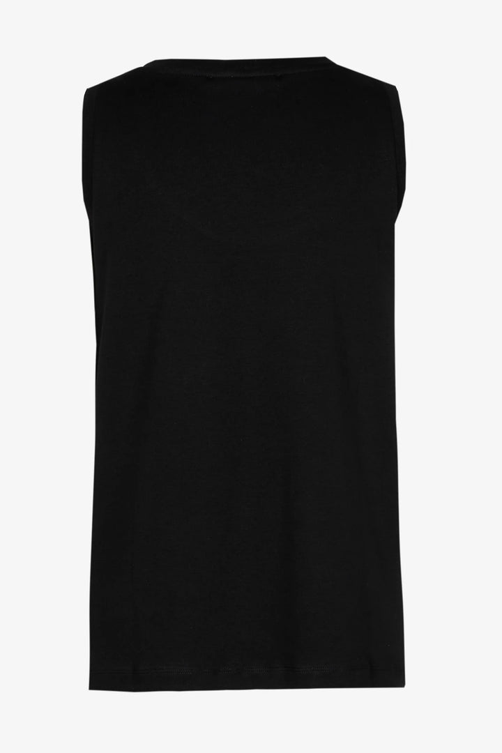 Top Ronde Hals Zwart