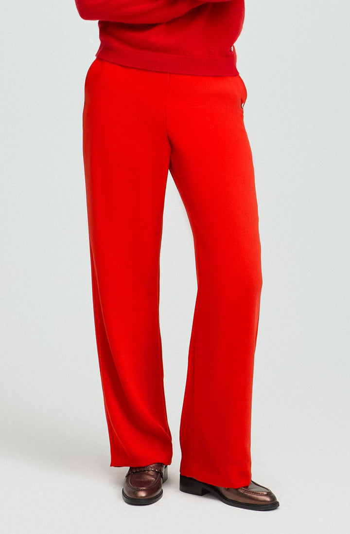 Scarlet Red Milano Pantalon