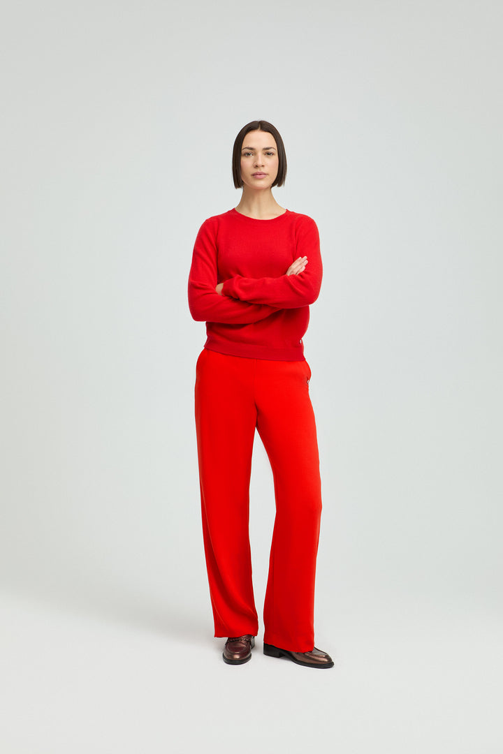 Scarlet Red Milano Pantalon