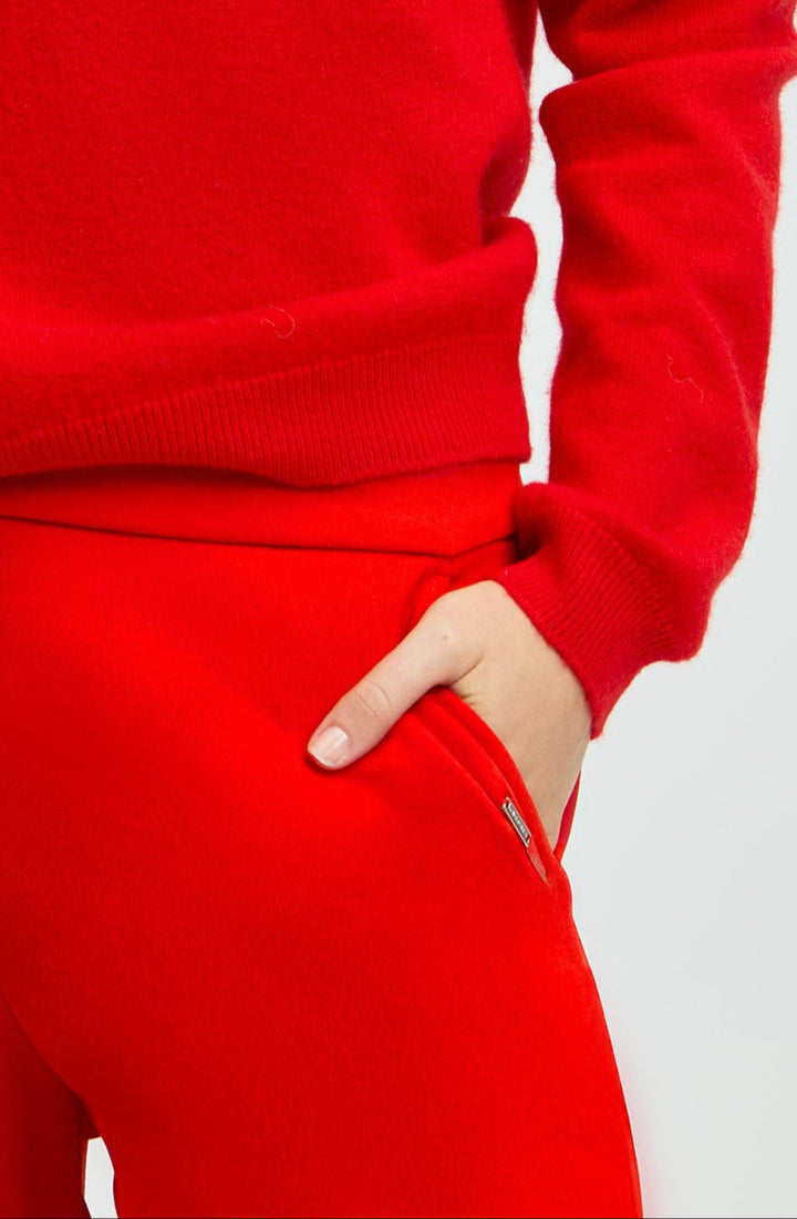 Scarlet Red Milano Pantalon