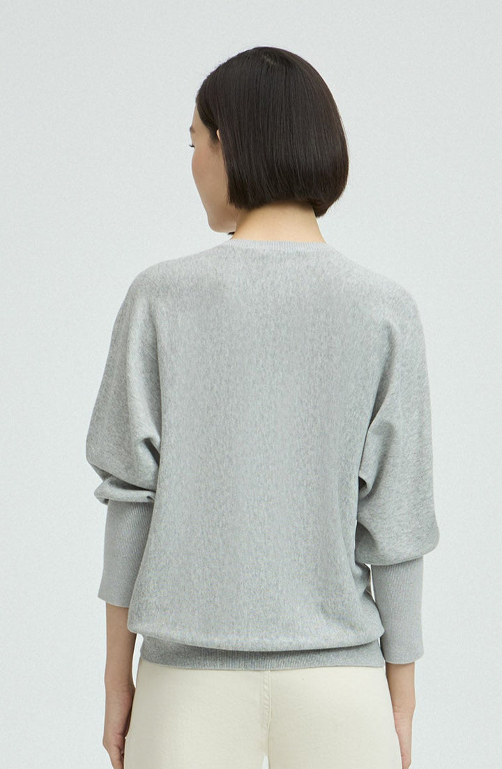 Zachte Trui Met V-Hals