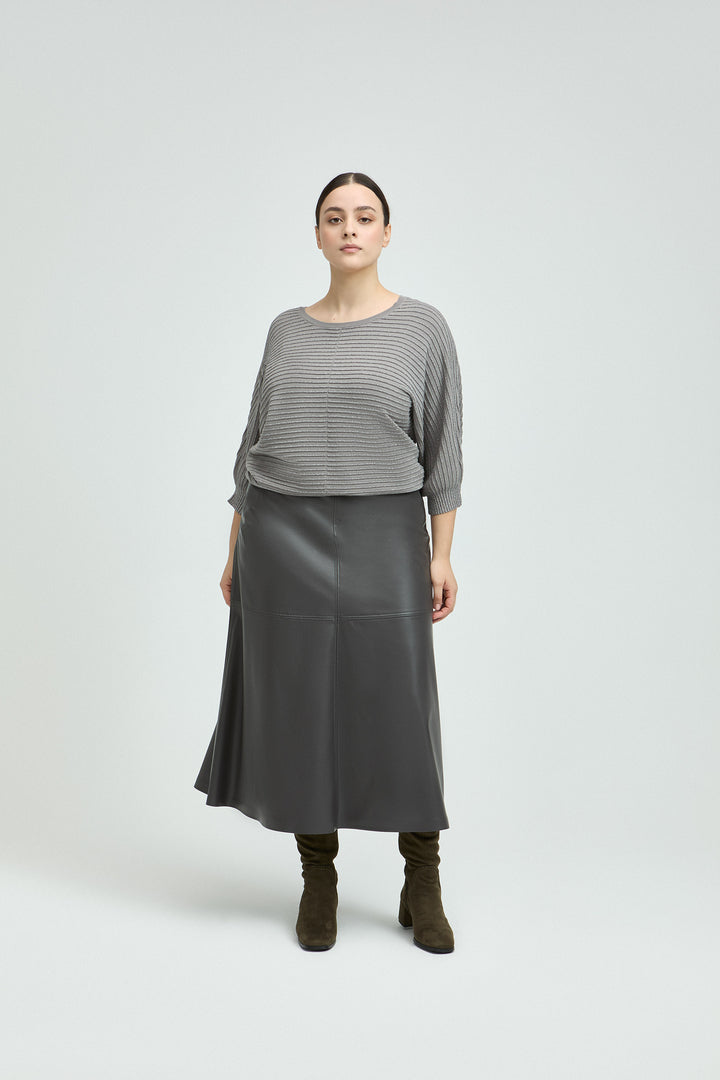 Glanzende Trui Met Strepen